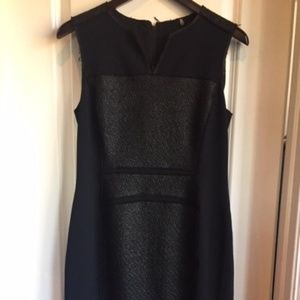 Rebecca Taylor Black Metallic Dress